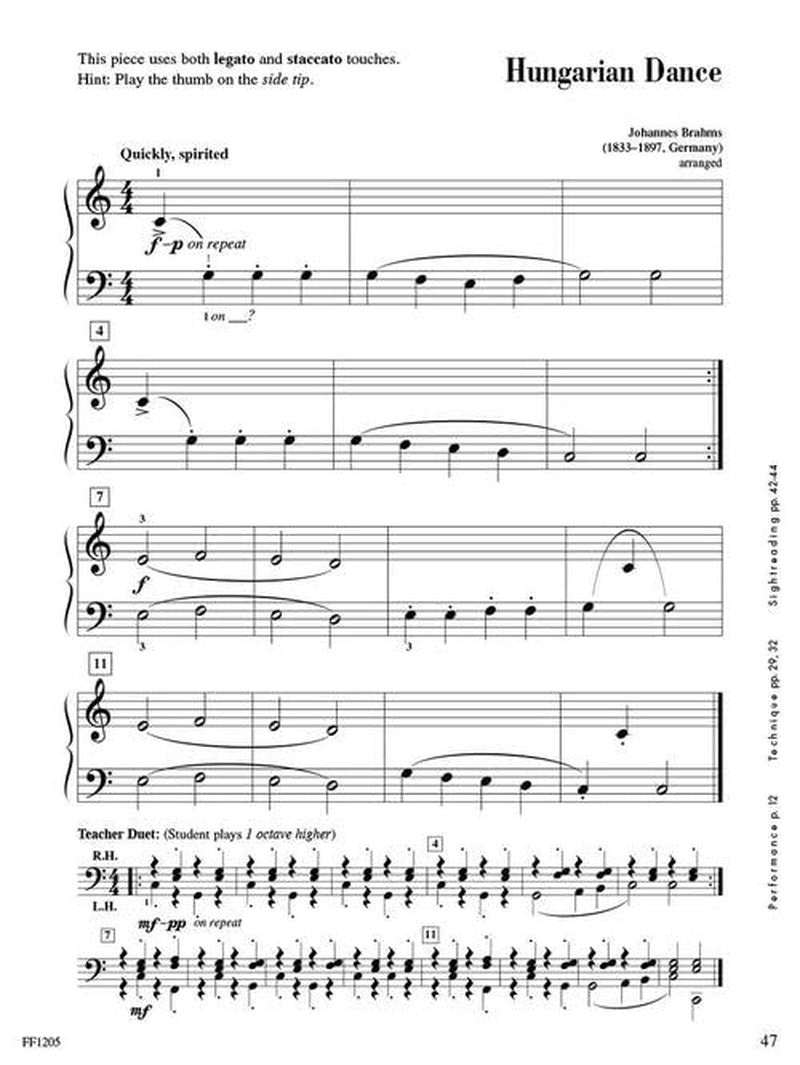 Accelerated Piano Adventures Lesson Book 1 | Beginner Piano Method for Older Stu