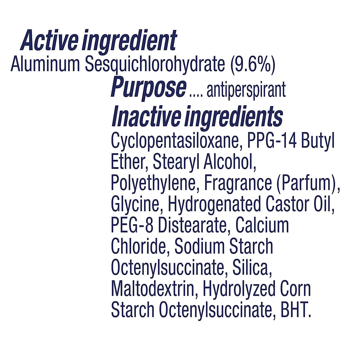 Antiperspirant for Women Protects from Deodorant Stains Pure Clean Deodorant for