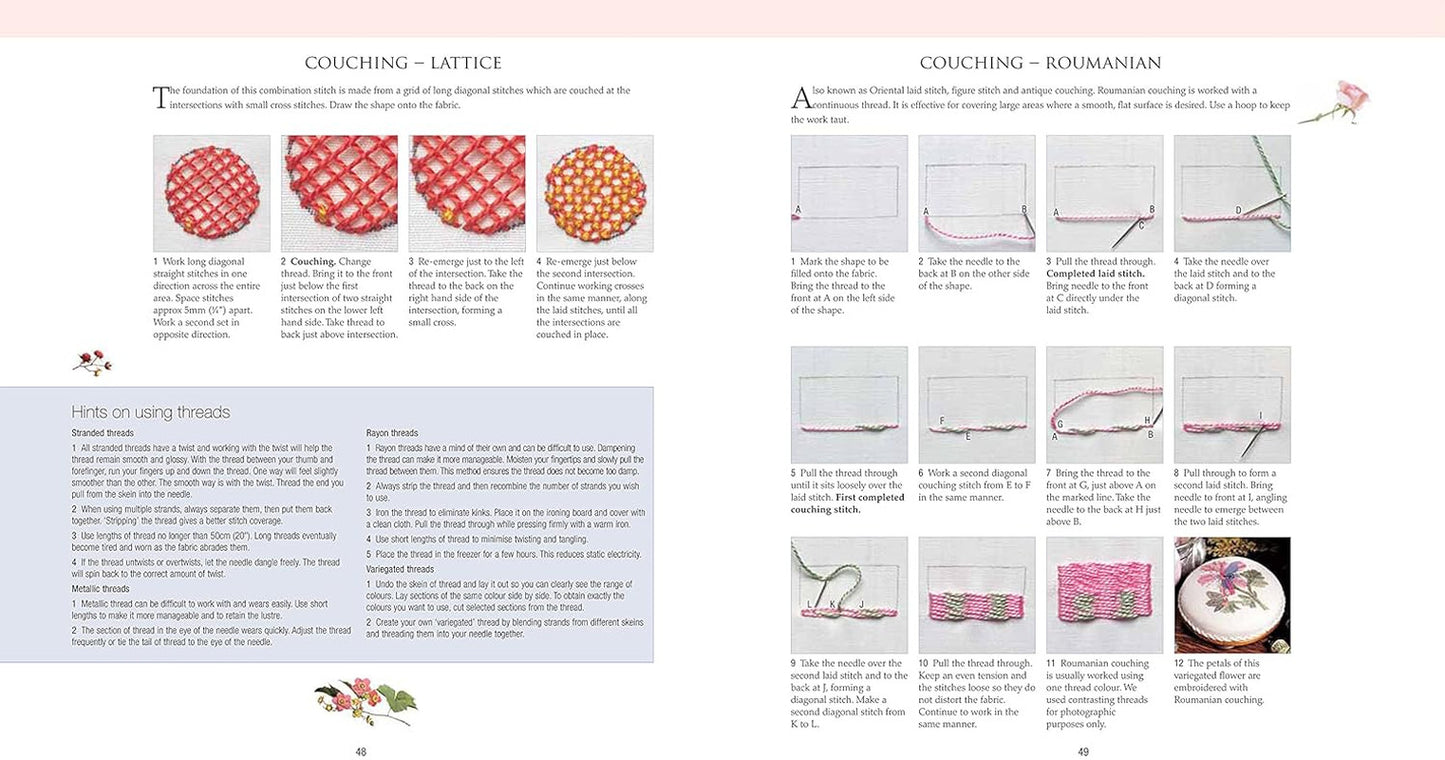 A-Z of Embroidery Stitches: a Complete Manual for the Beginner through to the Ad