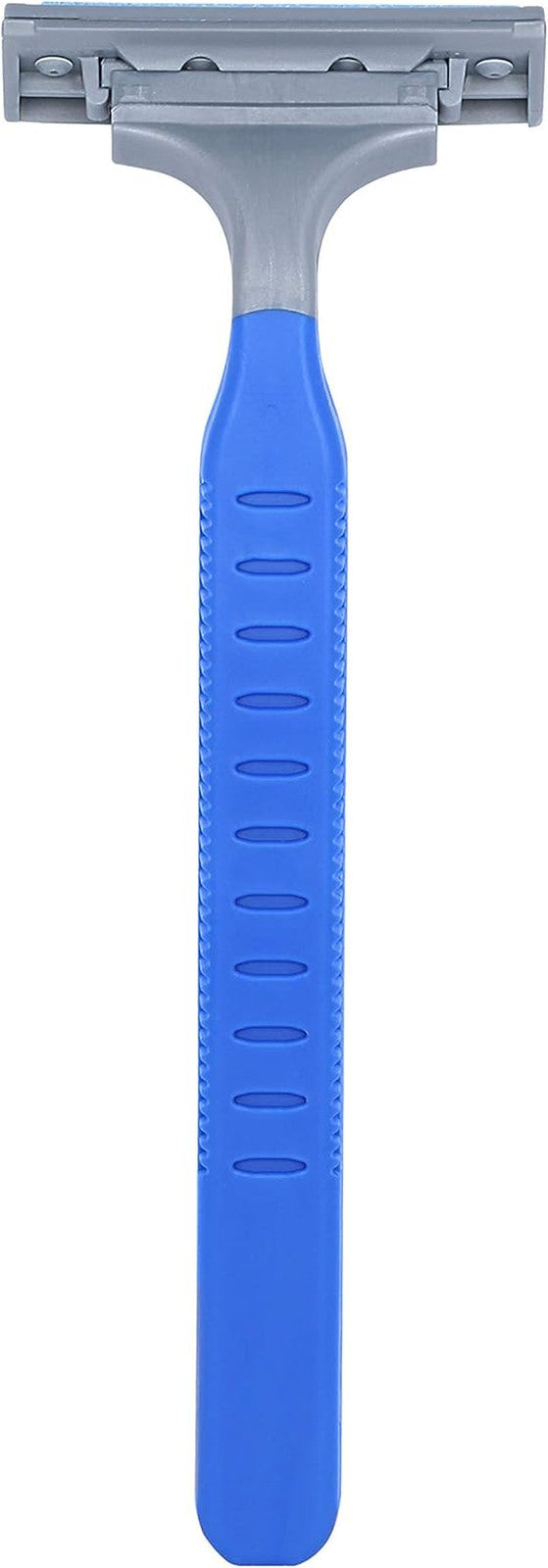 Twin Blade Pivoting Disposable Razors with Rubber Grip, 32 Count, 1-Pack (Previo