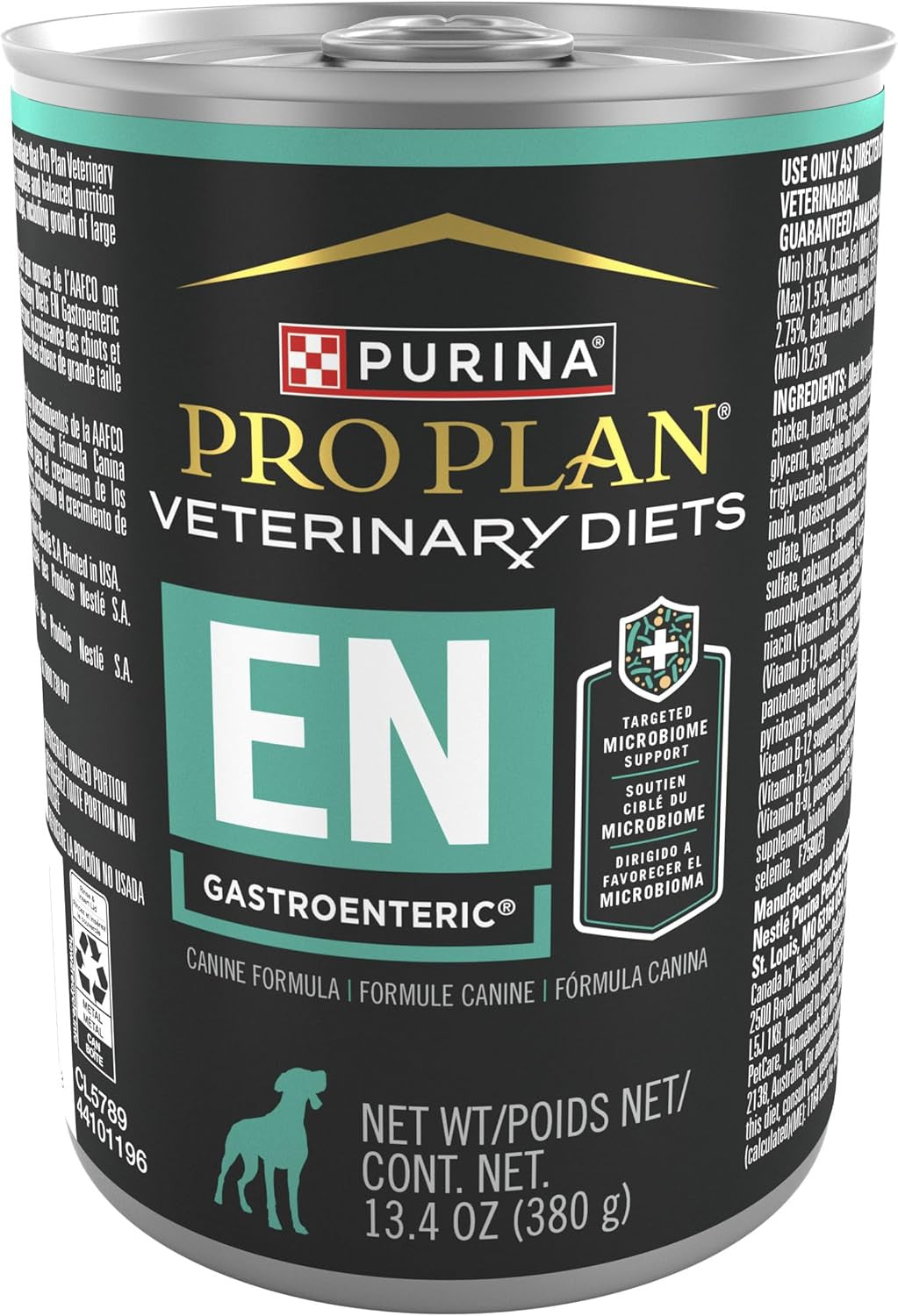 Veterinary Diets EN Gastroenteric Canine Formula Wet Dog Food - (Pack of 12) 13.