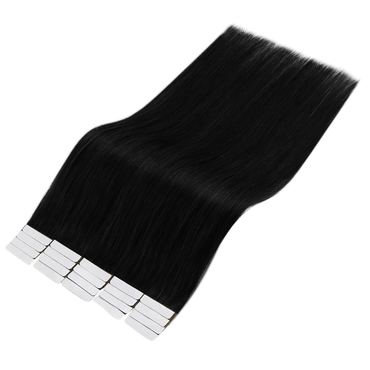 18Inch Black Virgin Tape in Hair Extensions Remy Tape in Human Hair Extensions C