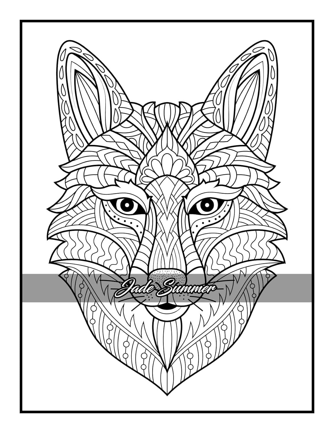 100 Animals: an Adult Coloring Book with Lions, Elephants, Owls, Horses, Dogs, C