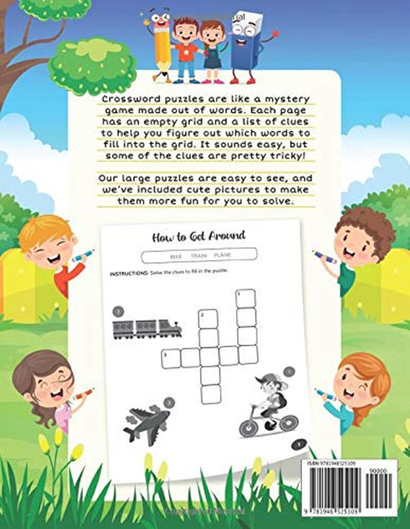 101 Fun Crossword Puzzles for Kids: First Children Crossword Puzzle Book for Kid
