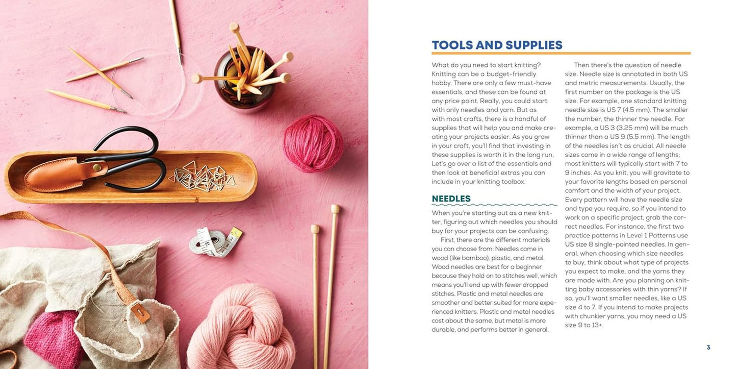 Two Needles, Many Knits: the New Knitter'S Guide with Easy Patterns