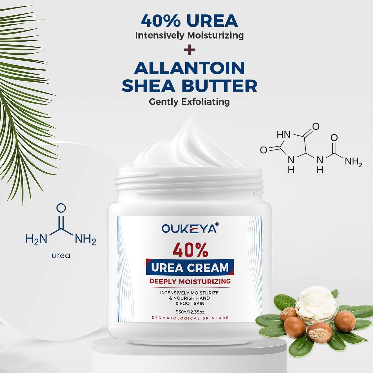 Urea Cream 40 Percent, Foot & Hand Cream for Dry Cracked, Urea Lotion for Feet M