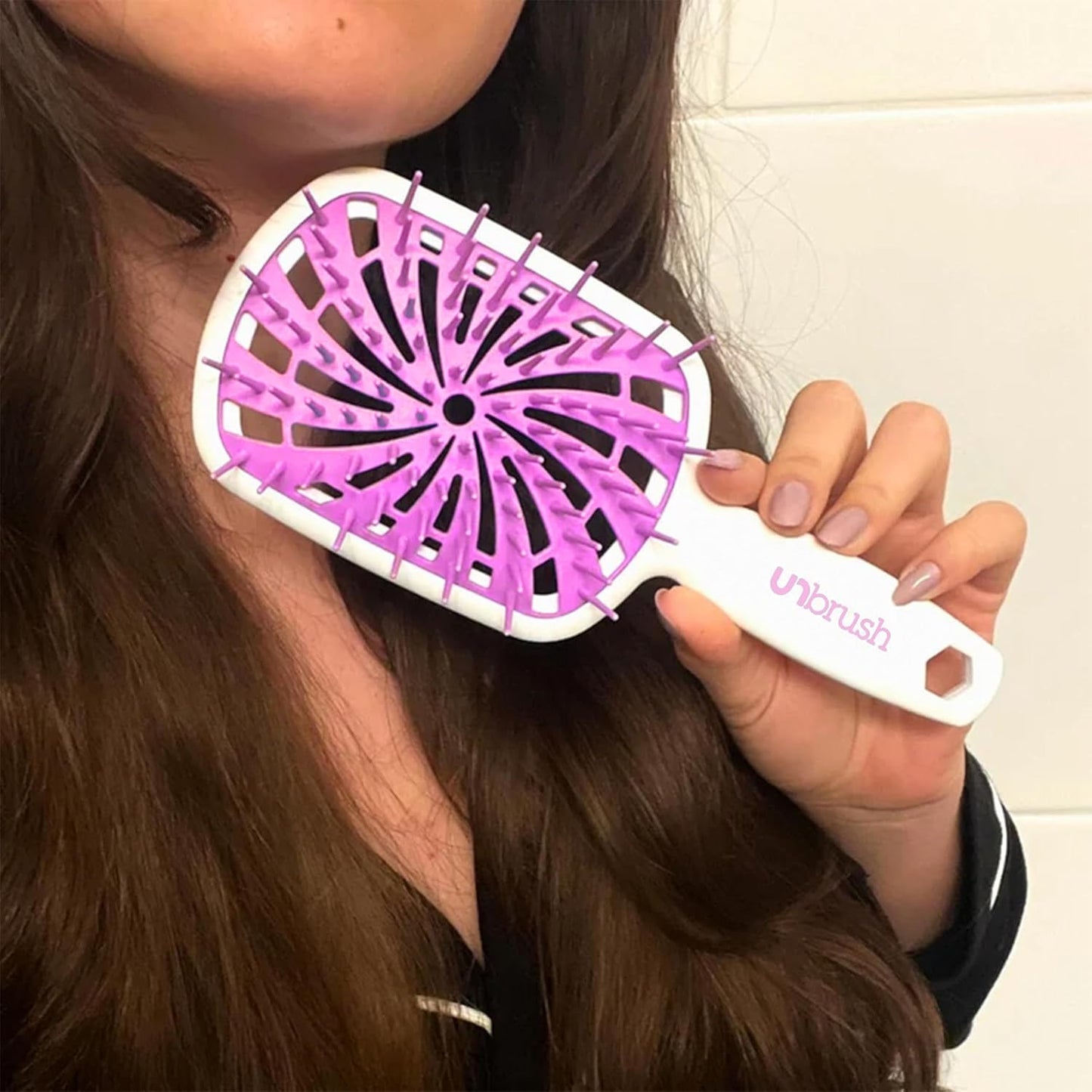 Unbrush plus — Curly Hair Brush for Gentle & Effective Detangling on Wet or Dry