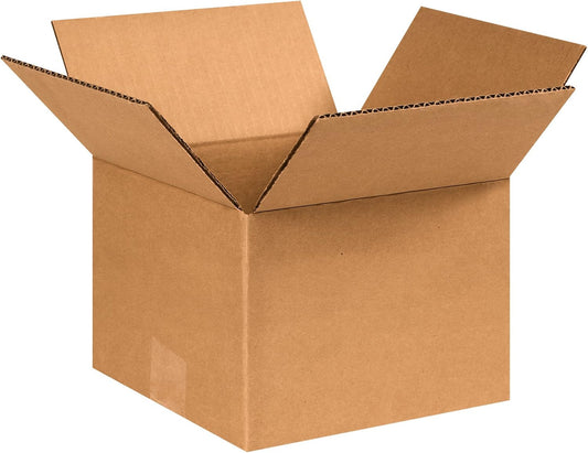 8X8X6 Corrugated Boxes, Small, 8L X 8W X 6H, Pack of 25 | Shipping, Packaging, M
