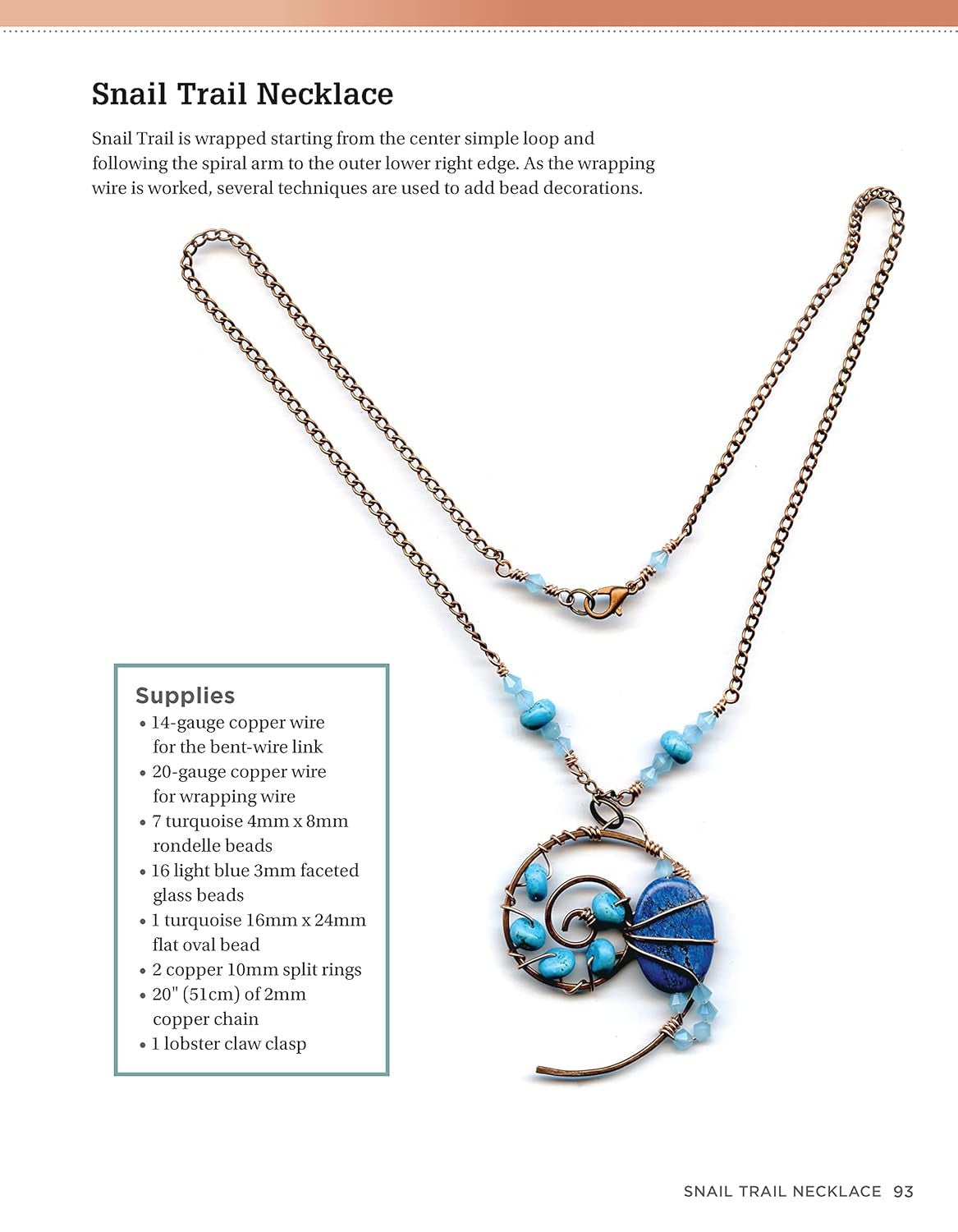 Wire-Wrapped Jewelry for Beginners: Step-By-Step Illustrated Techniques, Tools,