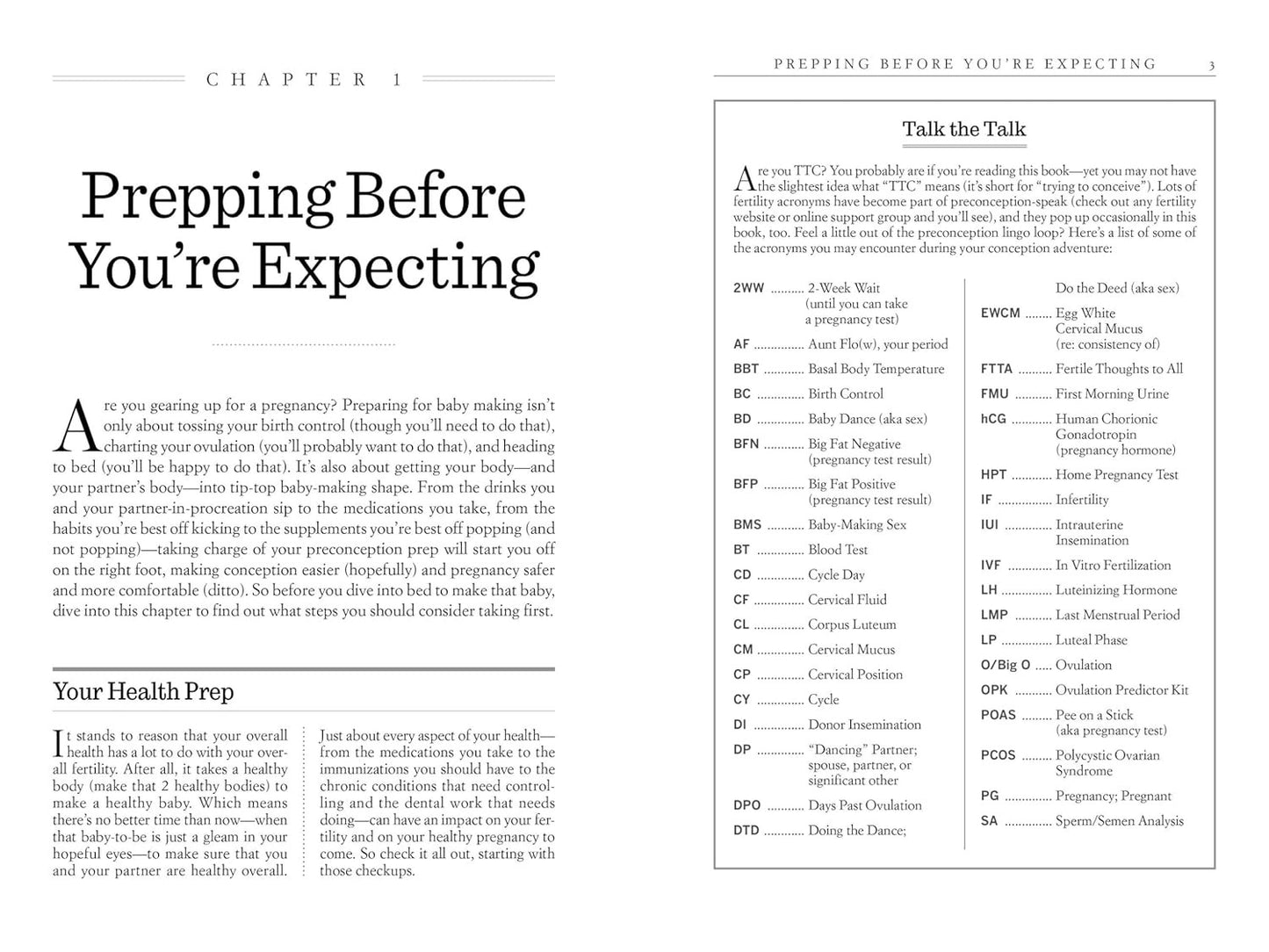 What to Expect before You'Re Expecting: the Complete Guide to Getting Pregnant