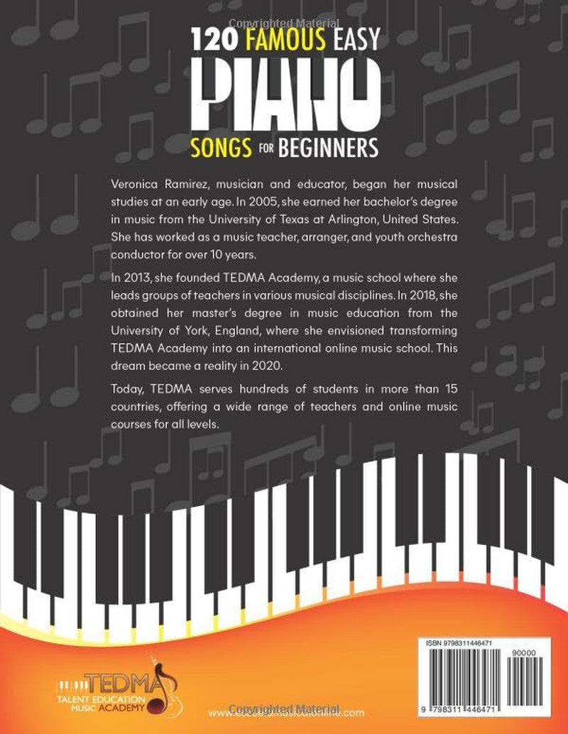 120 Famous Easy Piano Songs for Beginners: Popular Sheet Music and Simplified Cl