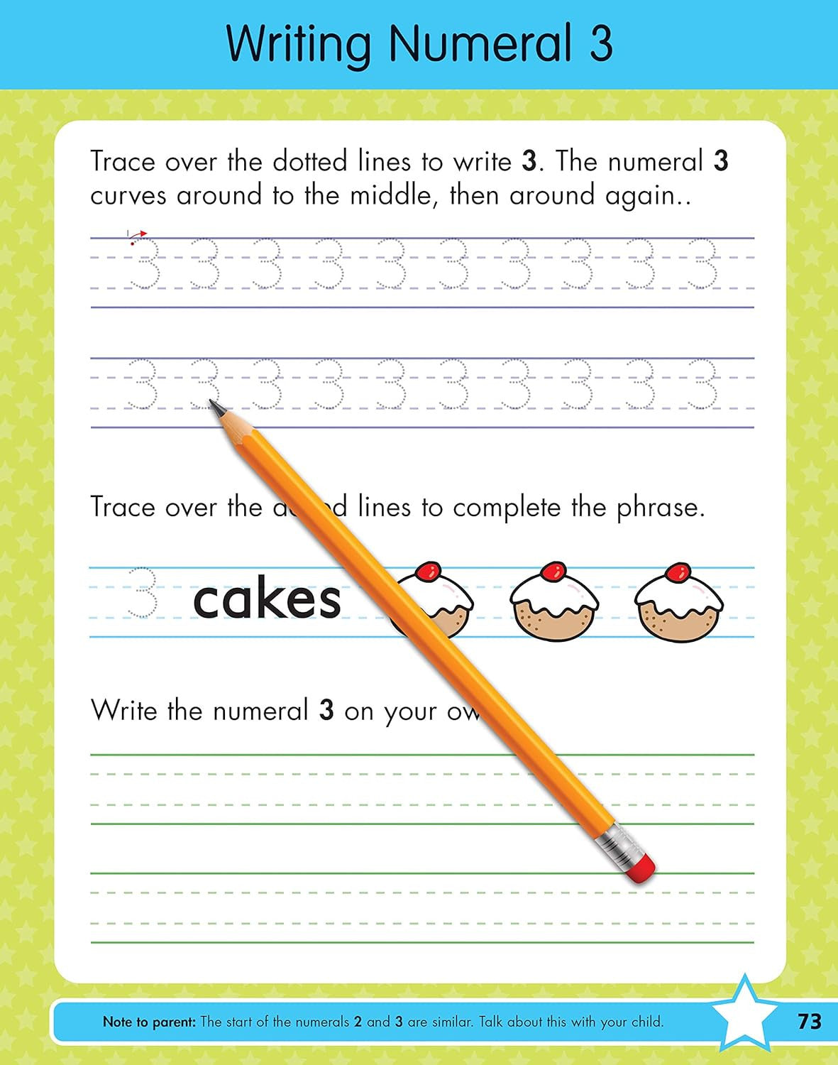 Writing Workbook for Ages 4-7 with 75+ Handwriting Activities, Pencil Control, L