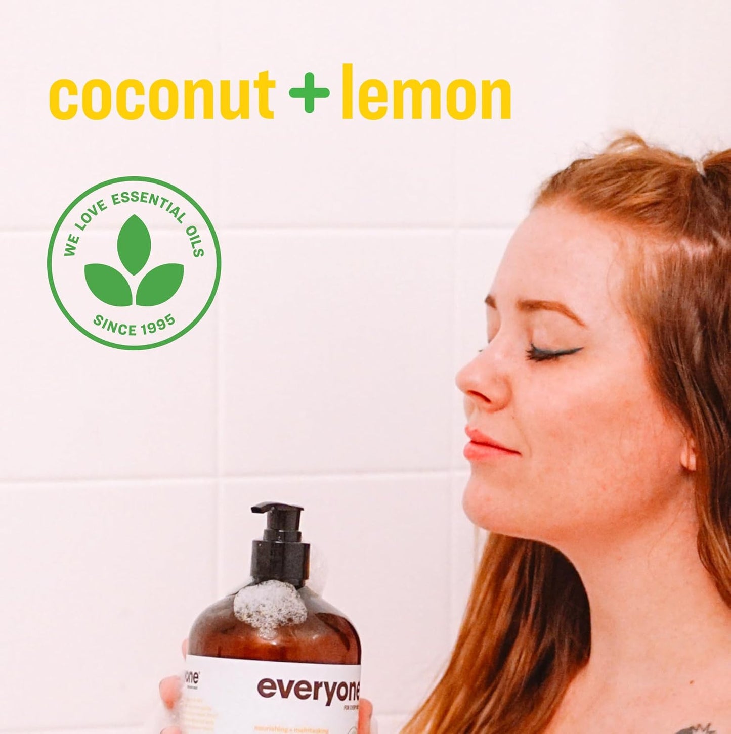 3-In-1 Soap, Body Wash, Bubble Bath, Shampoo, 32 Ounce (Pack of 2), Coconut and