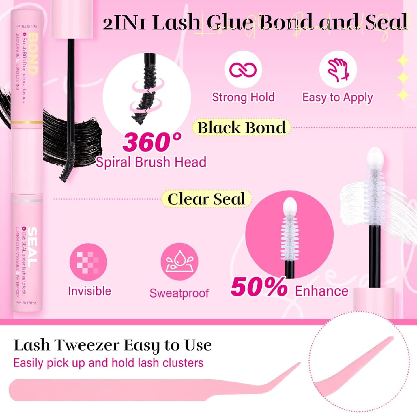 Wispy Lash Clusters Kit Natural Lash Extension Kit 192 Pcs Cluster Eyelash Exten