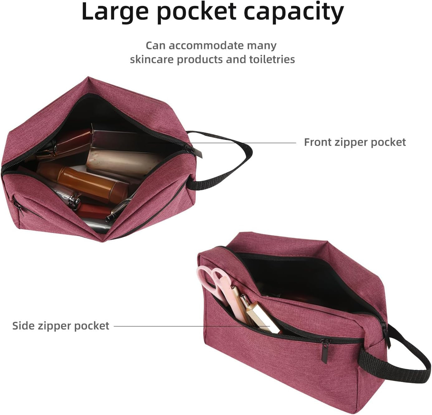 Travel Toiletry Bag Toiletry Bag for Women Men Hanging Cosmetic Bag Travel Acces