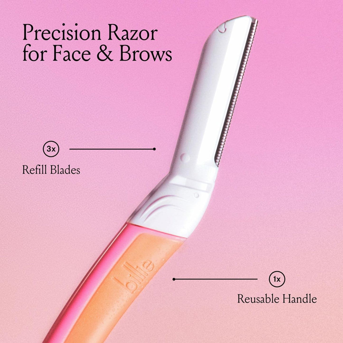 - Dermaplane Refill Blades - Stainless Steel Blades with Safety Micro-Guards - N