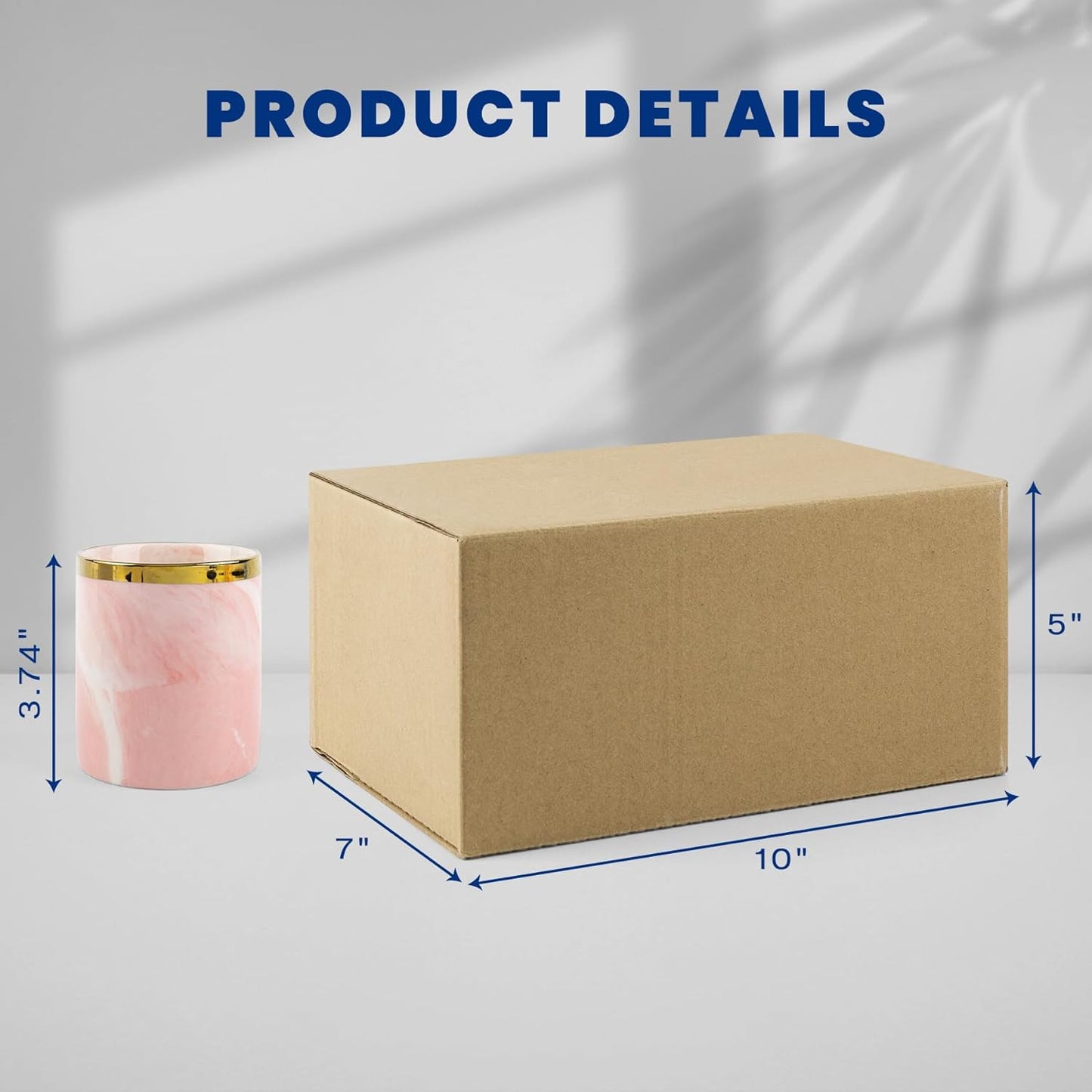 10X7X5 Inches Shipping Boxes 28 Pack, Brown Corrugated Cardboard Box for Small B