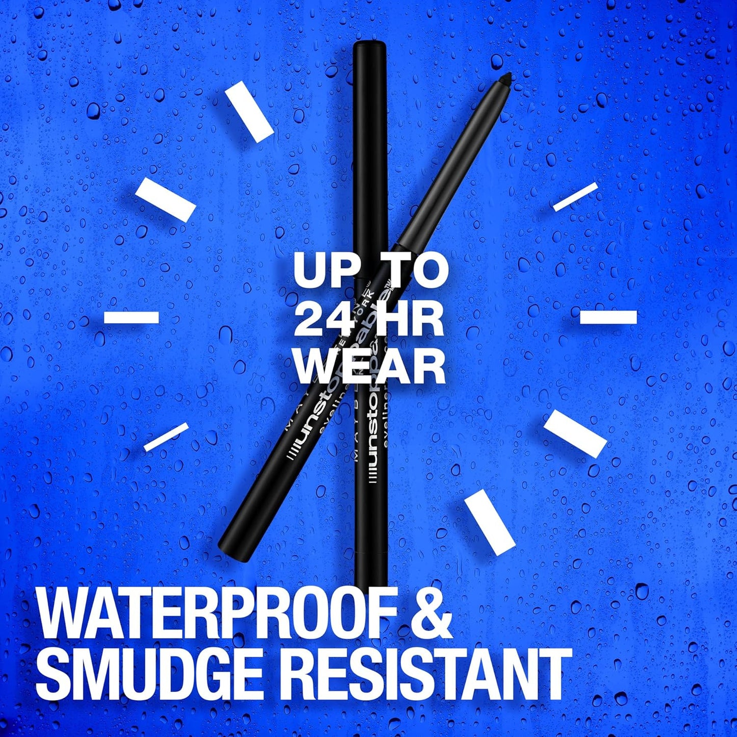Unstoppable Waterproof Mechanical Brown Eyeliner Pencil, Easy to Apply, Smooth G