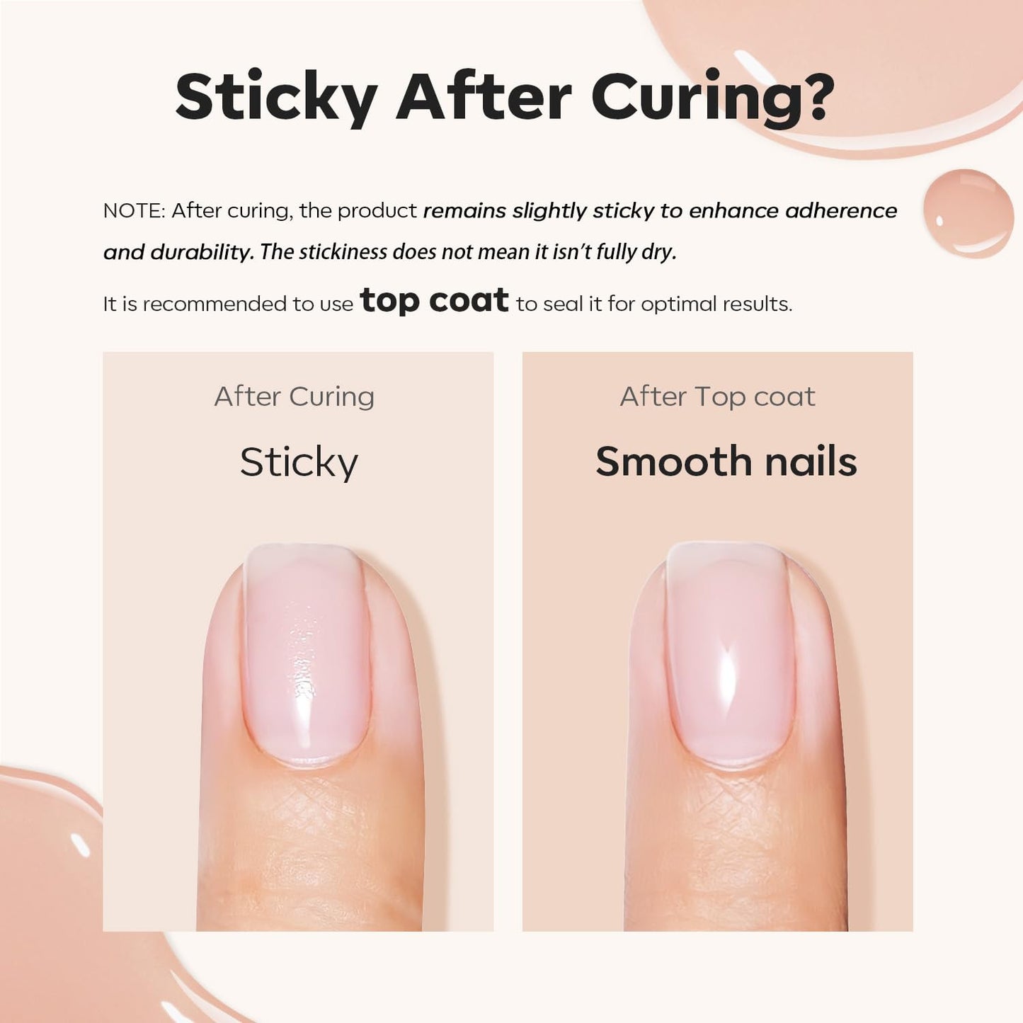 8-In-One Builder Nail Gel, Neutral Nude Builder for Thickening, LED Lamp Cured H