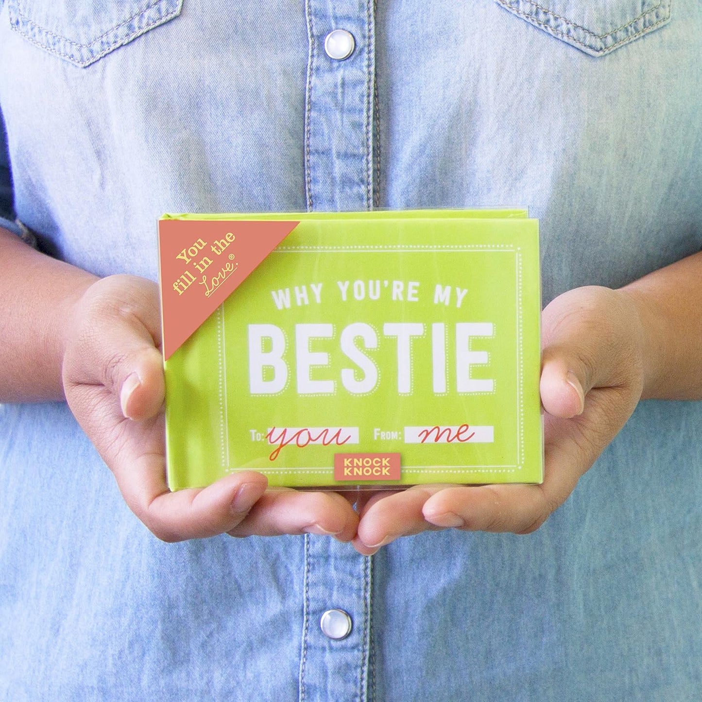 Why You'Re My Bestie Book Fill in the Love Fill-In-The-Blank Book Gift Journal,
