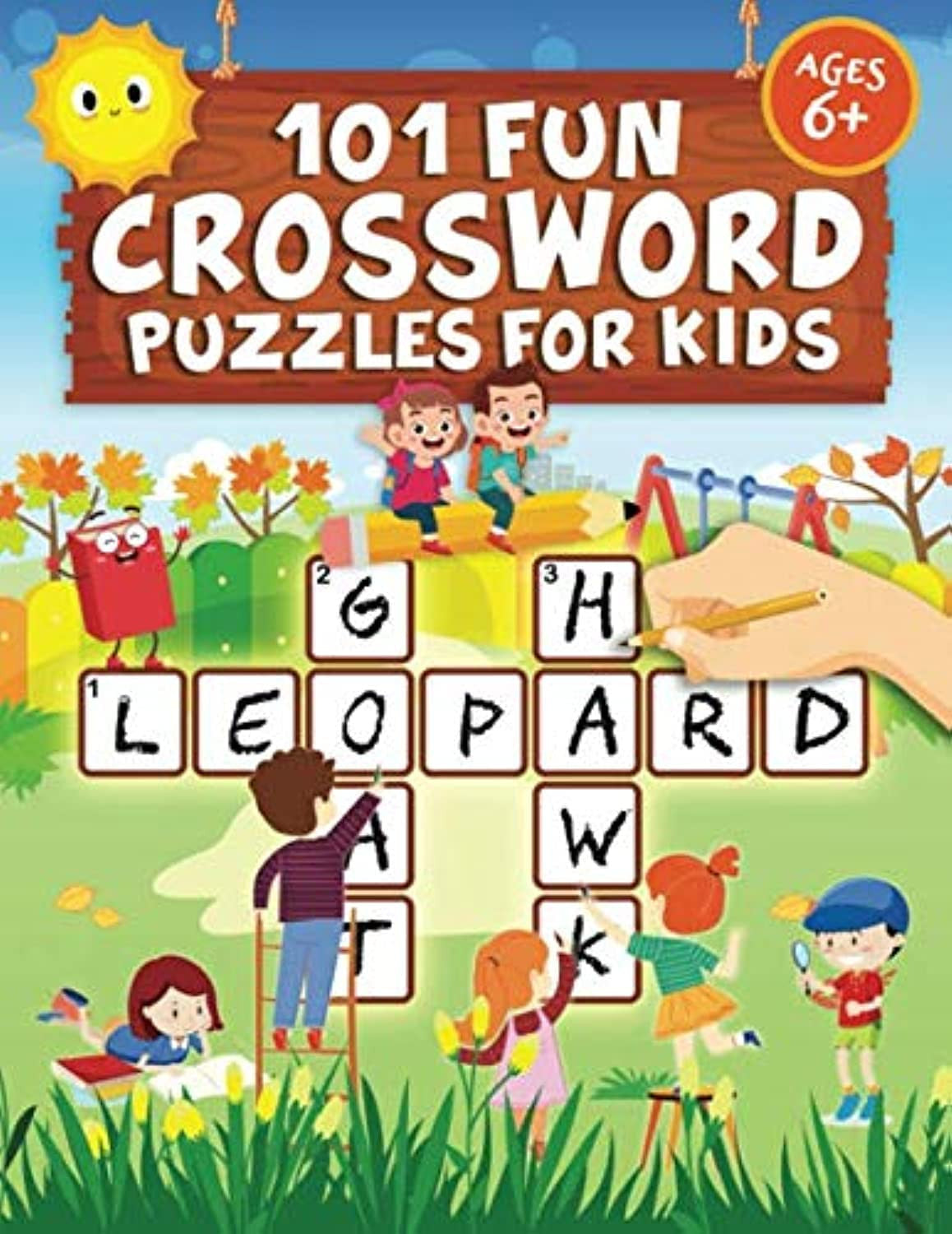 101 Fun Crossword Puzzles for Kids: First Children Crossword Puzzle Book for Kid