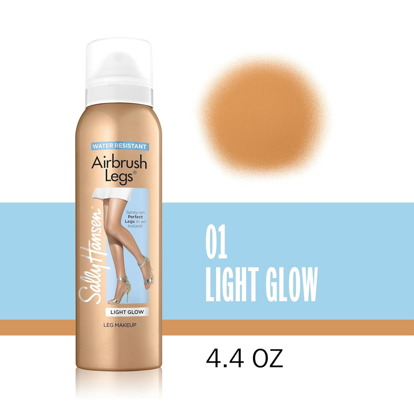 Airbrush Legs®, Leg Spray-On Makeup, Light Glow, Easy Application, Flawless Look