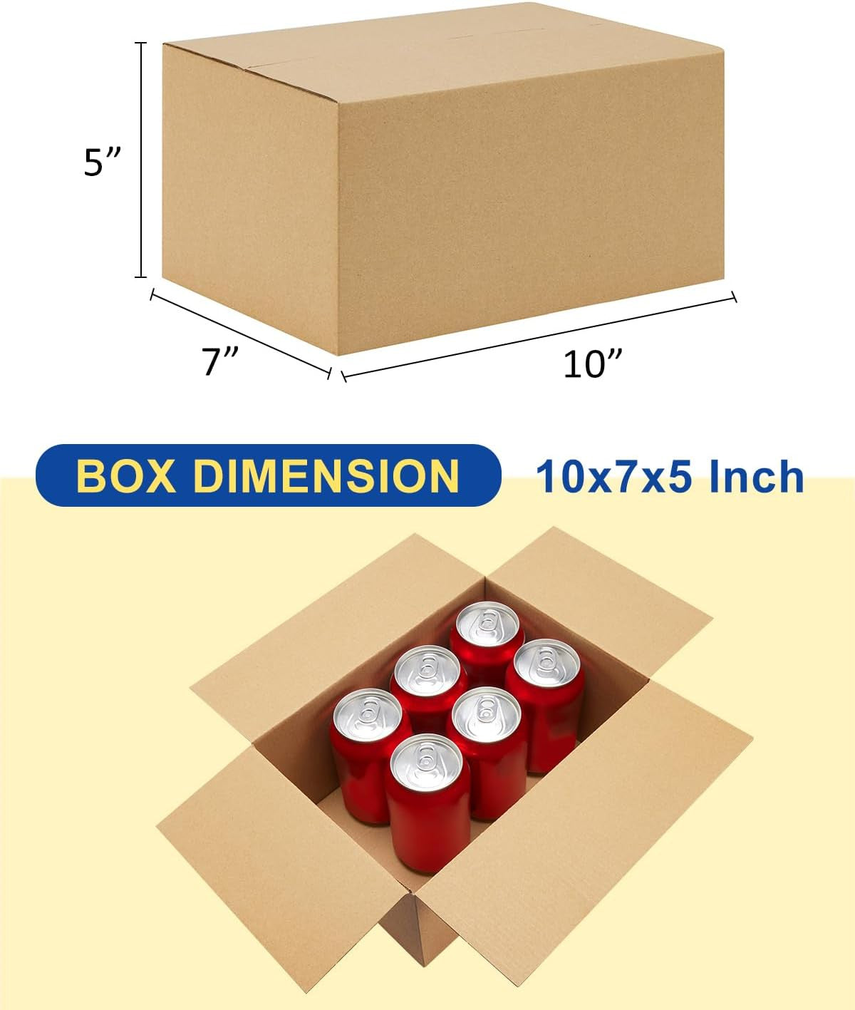 40-Pack-Small-Shipping-Boxes-10X7X5, Corrugated-Cardboard-Boxes-For-Packaging-Sm