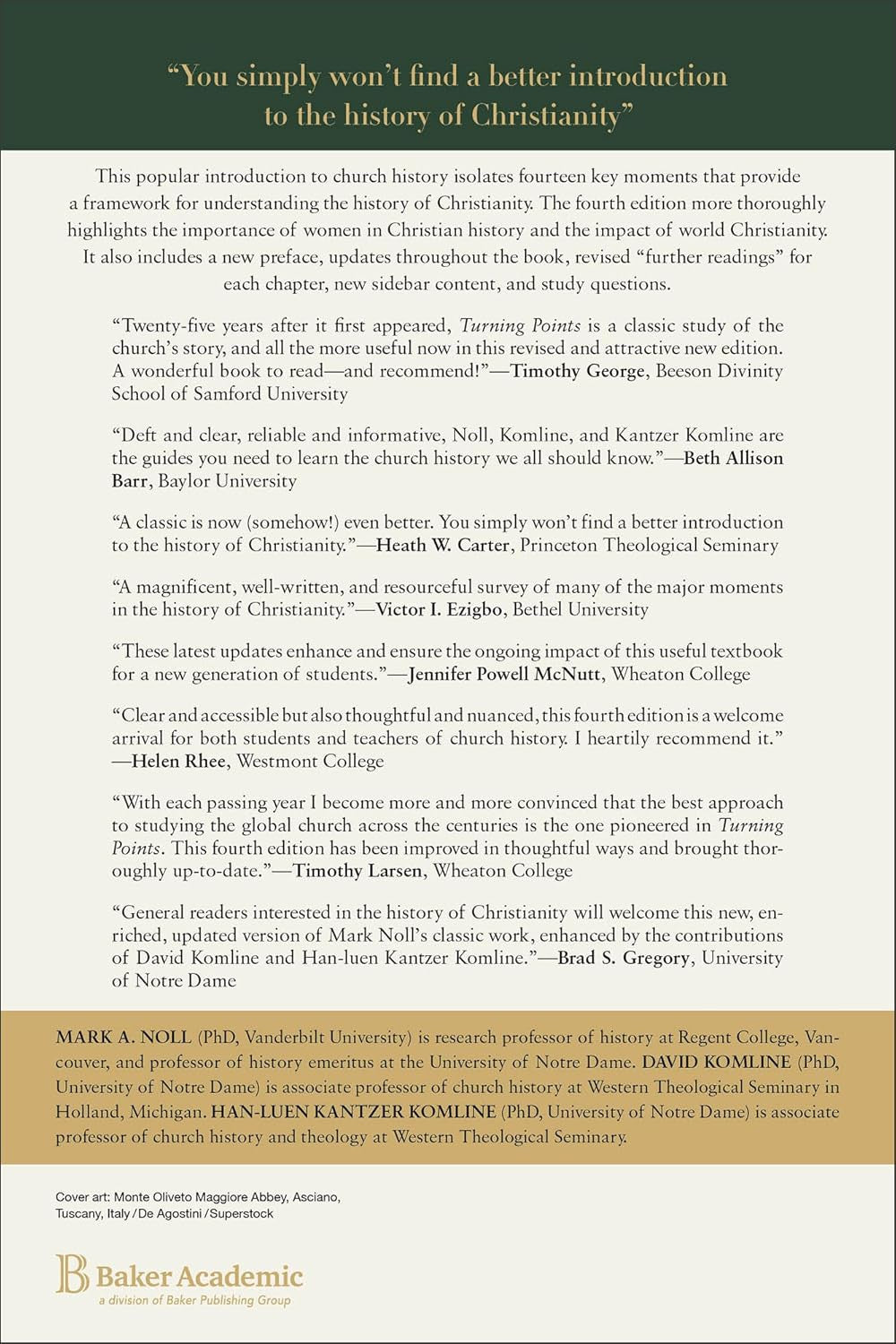 Turning Points: Decisive Moments in the History of Christianity.