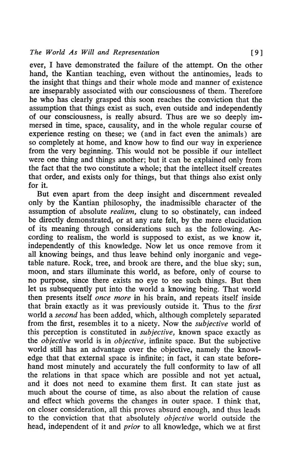 The World as Will and Representation, Vol. 2