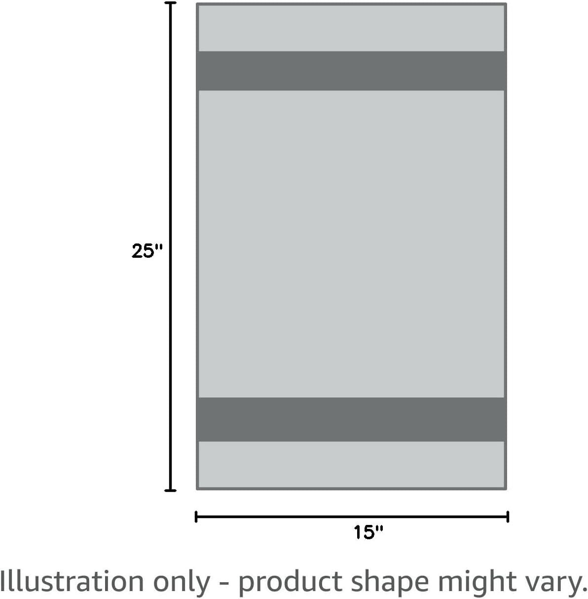 79291 Microfiber Kitchen Towels, Grey/White, 15"X25", 12 Pack