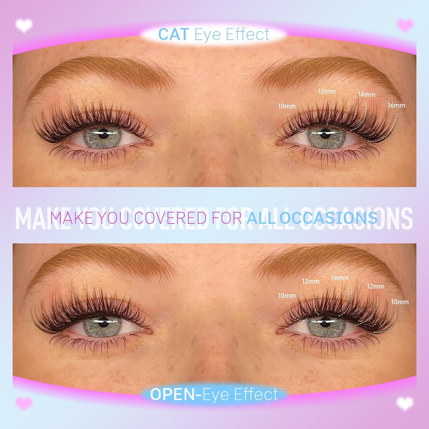 Wispy Lash Clusters Natural Cluster Lashes Extension DIY Natural Eyelash Cluster