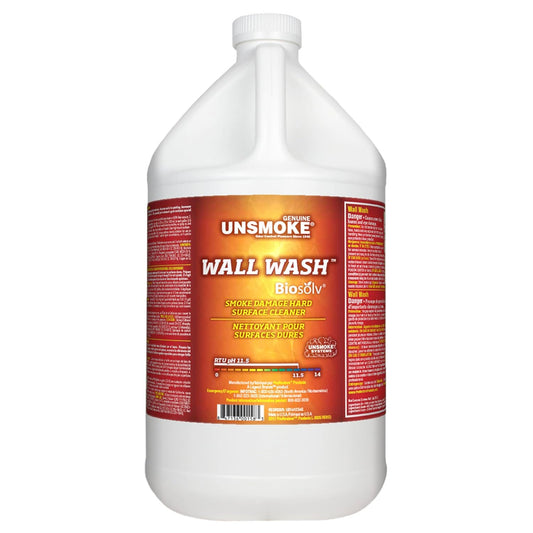 Unsmoke Wall Wash with Biosolv, Multipurpose Degreaser for Walls and Smoke Damag