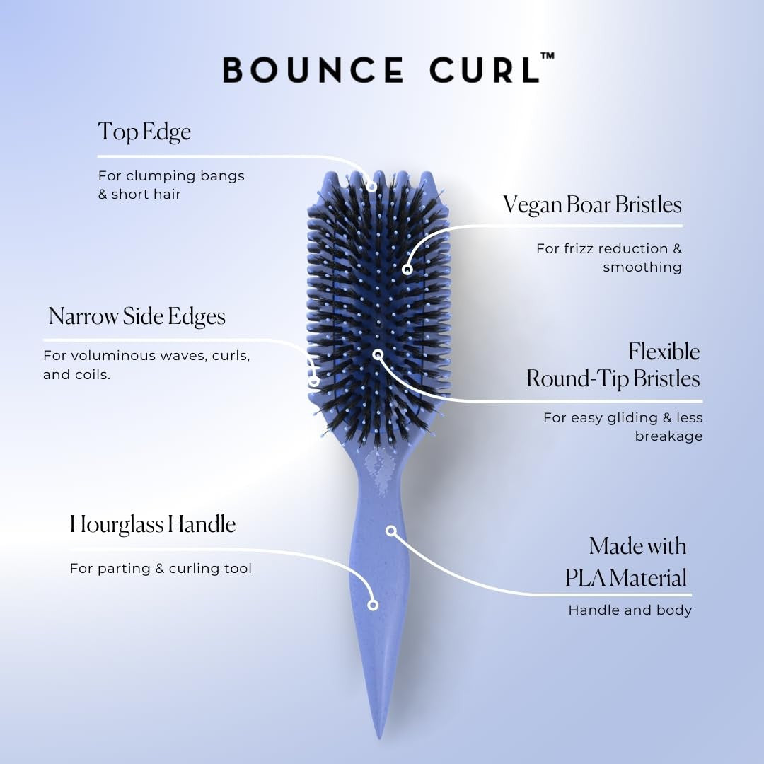 Volume Edgelift Brush, 5-In-1 Tool for Volumized, Defined Curls, Waves & Coils -