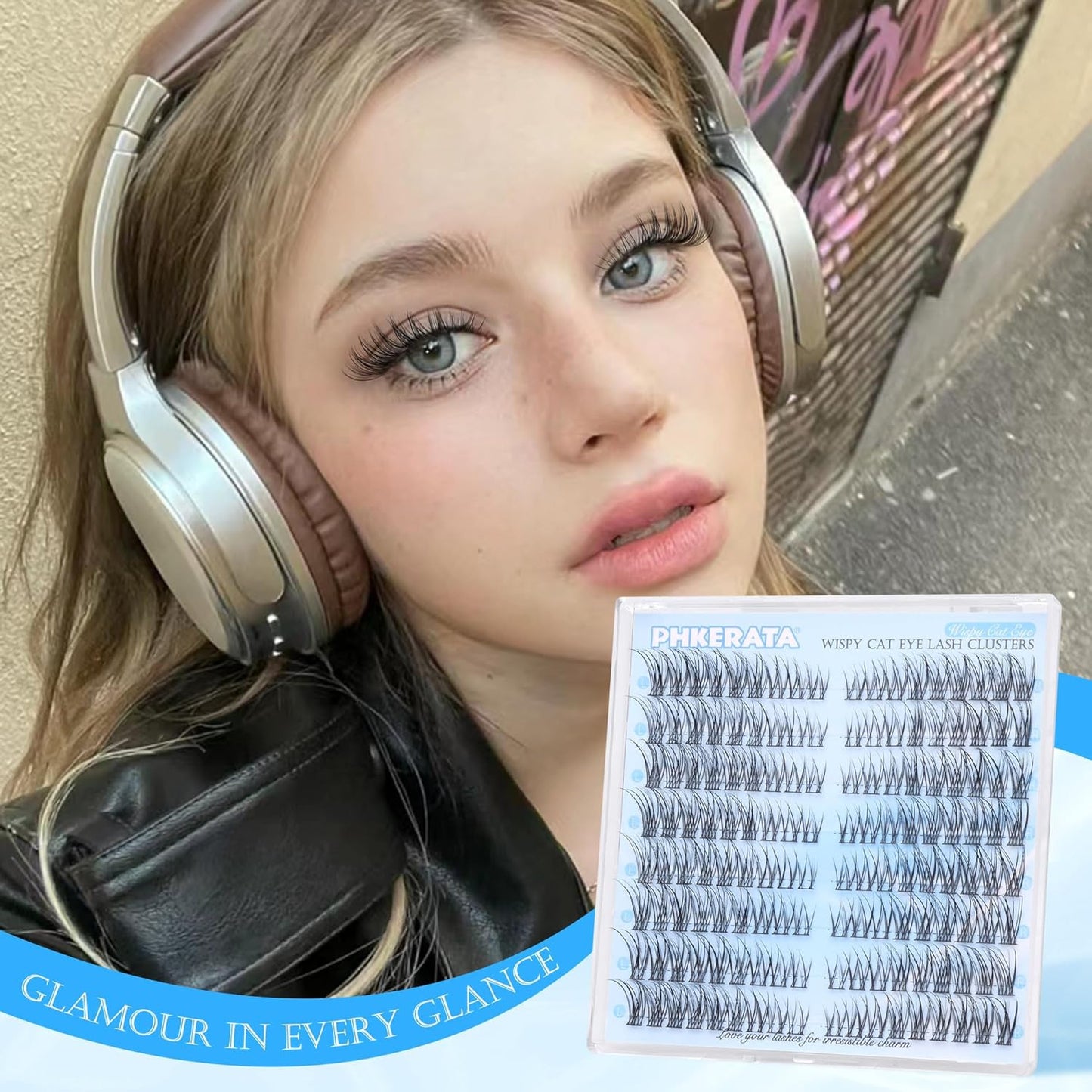 Wispy Lash Clusters Natural Eyelash Clusters 7-15 Mm C Curvature Eyelash Cluster