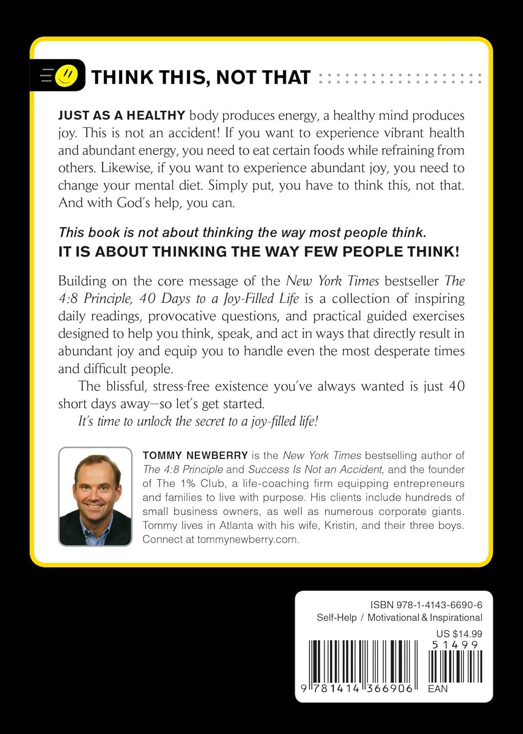 40 Days to a Joy-Filled Life: Living the 4:8 Principle