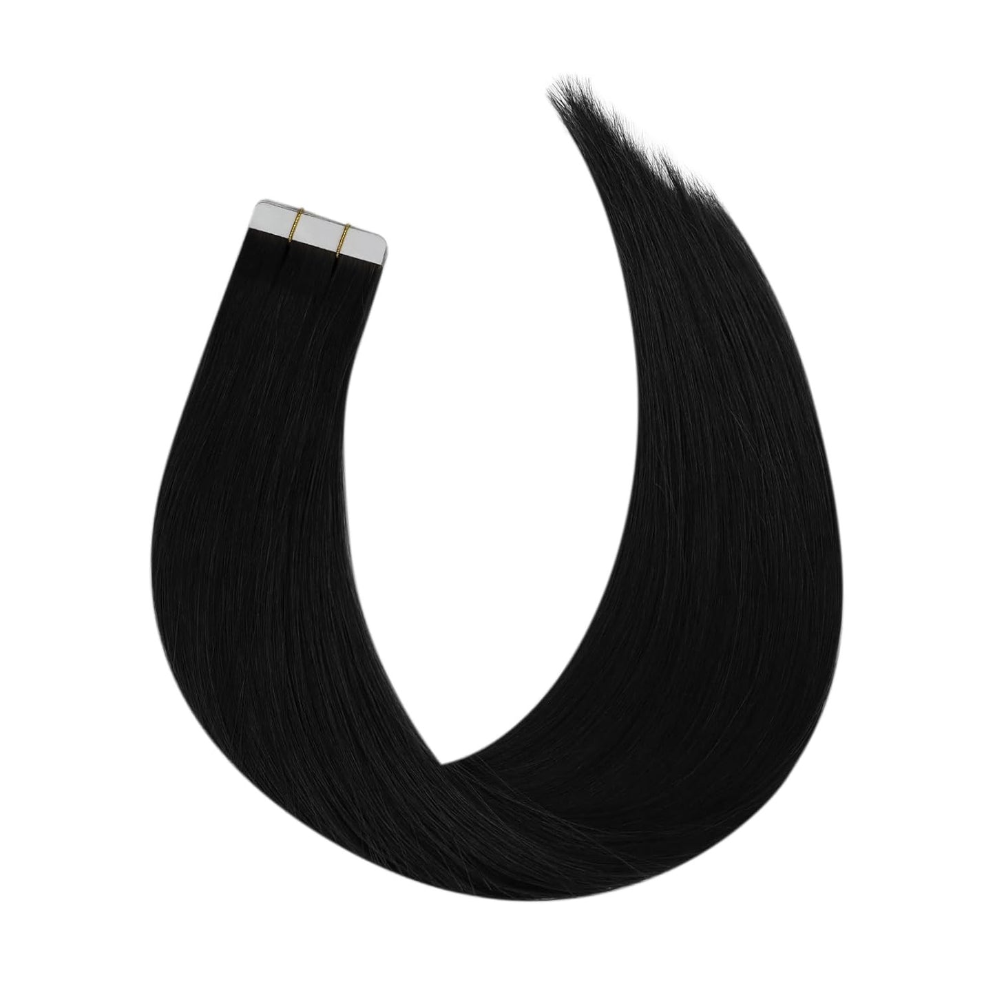 18Inch Black Virgin Tape in Hair Extensions Remy Tape in Human Hair Extensions C