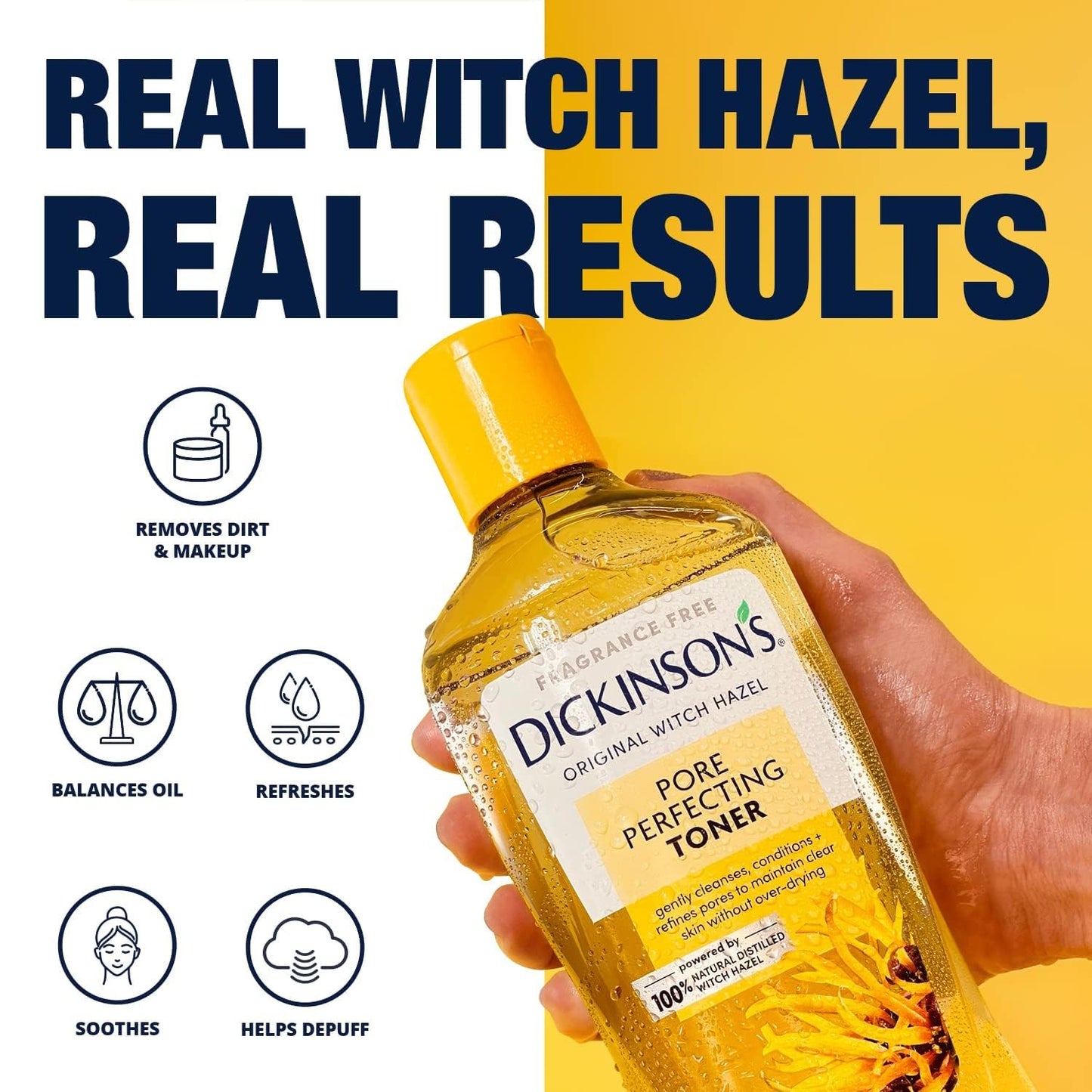 Original Witch Hazel Pore Perfecting Toner | 100% Natural Distilled Witch Hazel