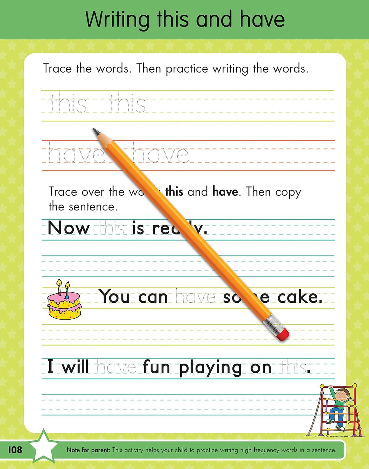Writing Workbook for Ages 4-7 with 75+ Handwriting Activities, Pencil Control, L