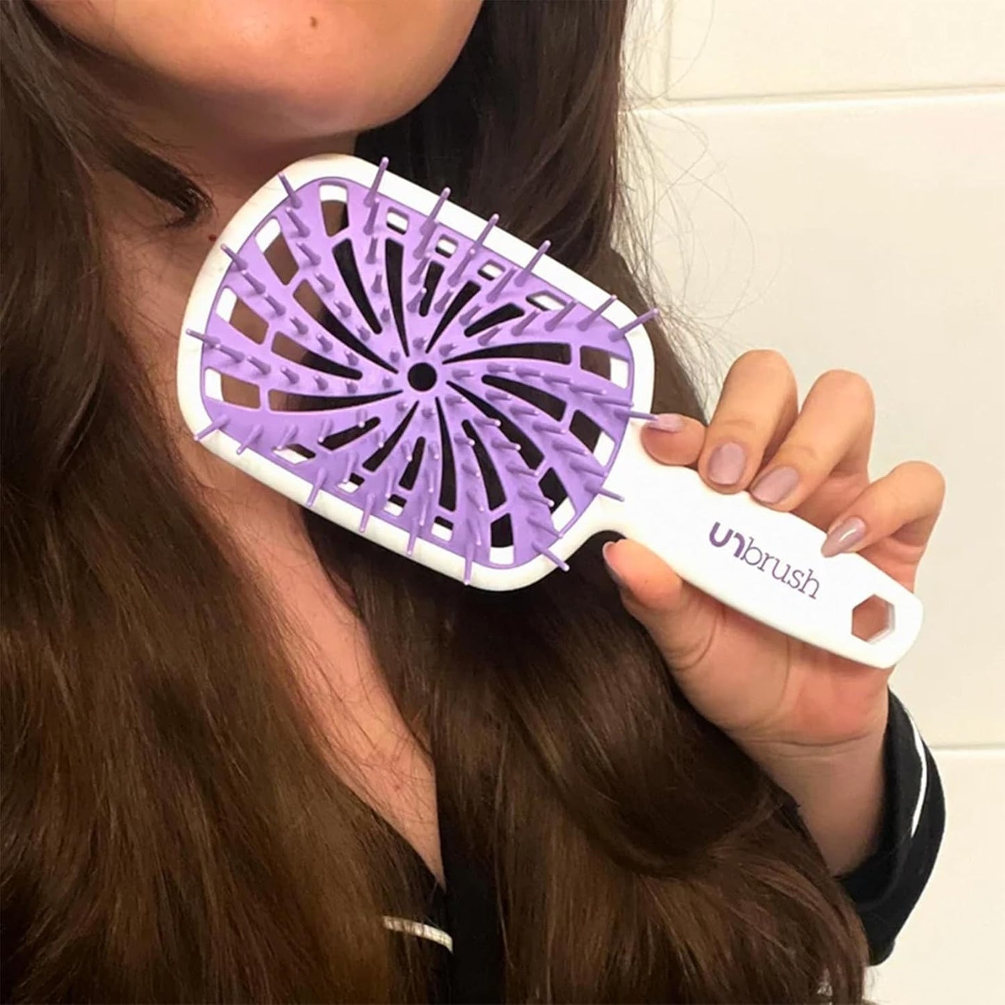 Unbrush plus — Curly Hair Brush for Gentle & Effective Detangling on Wet or Dry