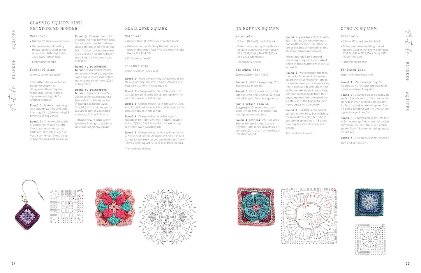 100 Micro Crochet Motifs: Patterns and Charts for Tiny Crochet Creations