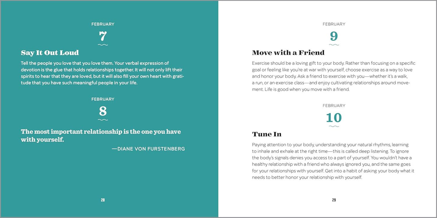 A Year of Self-Care: Daily Practices and Inspiration for Caring for Yourself (A