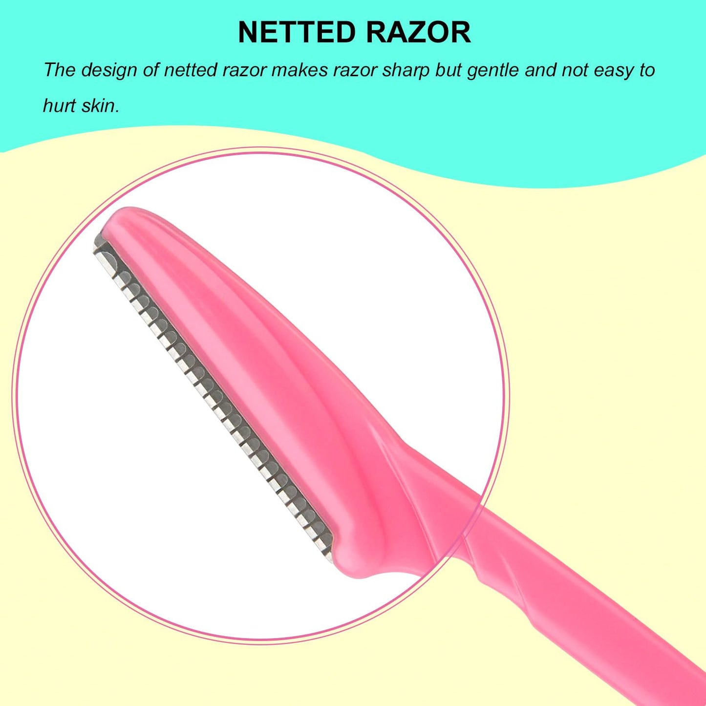 66 Eyebrow Razor and Face Razor for Women and Men, Eyebrow Hair Trimmer and Shav