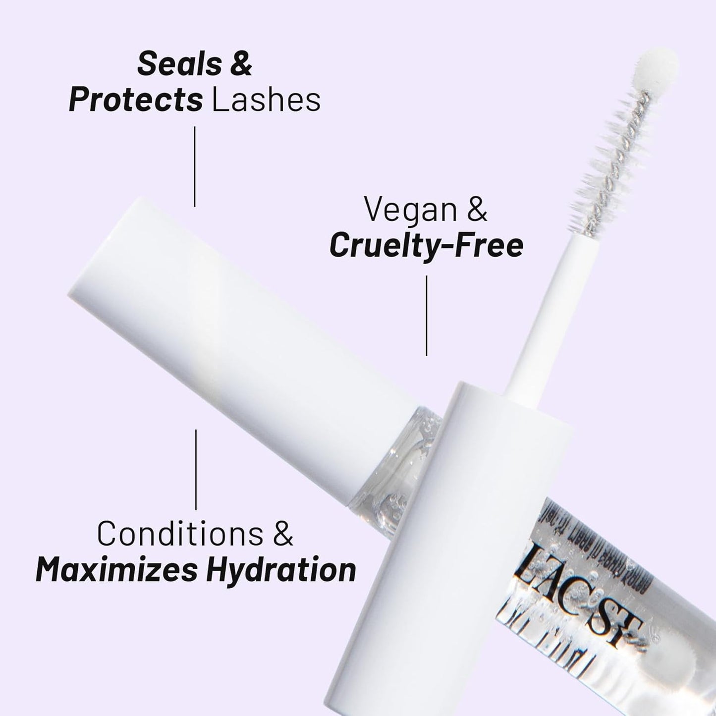 - Lilac Lash Crystal Coat - Glossly & Clear Lash Sealant - Long Lasting Lash App