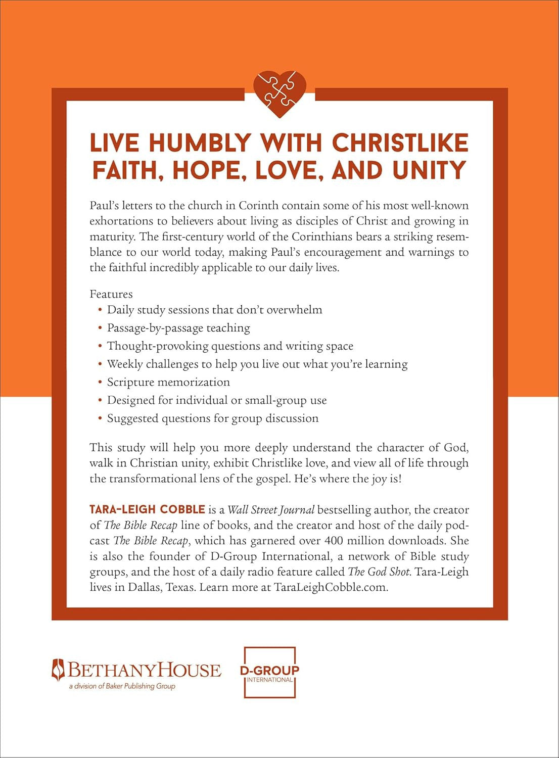 1 & 2 Corinthians: Love, Unity, and the Countercultural Power of the Cross--A 10
