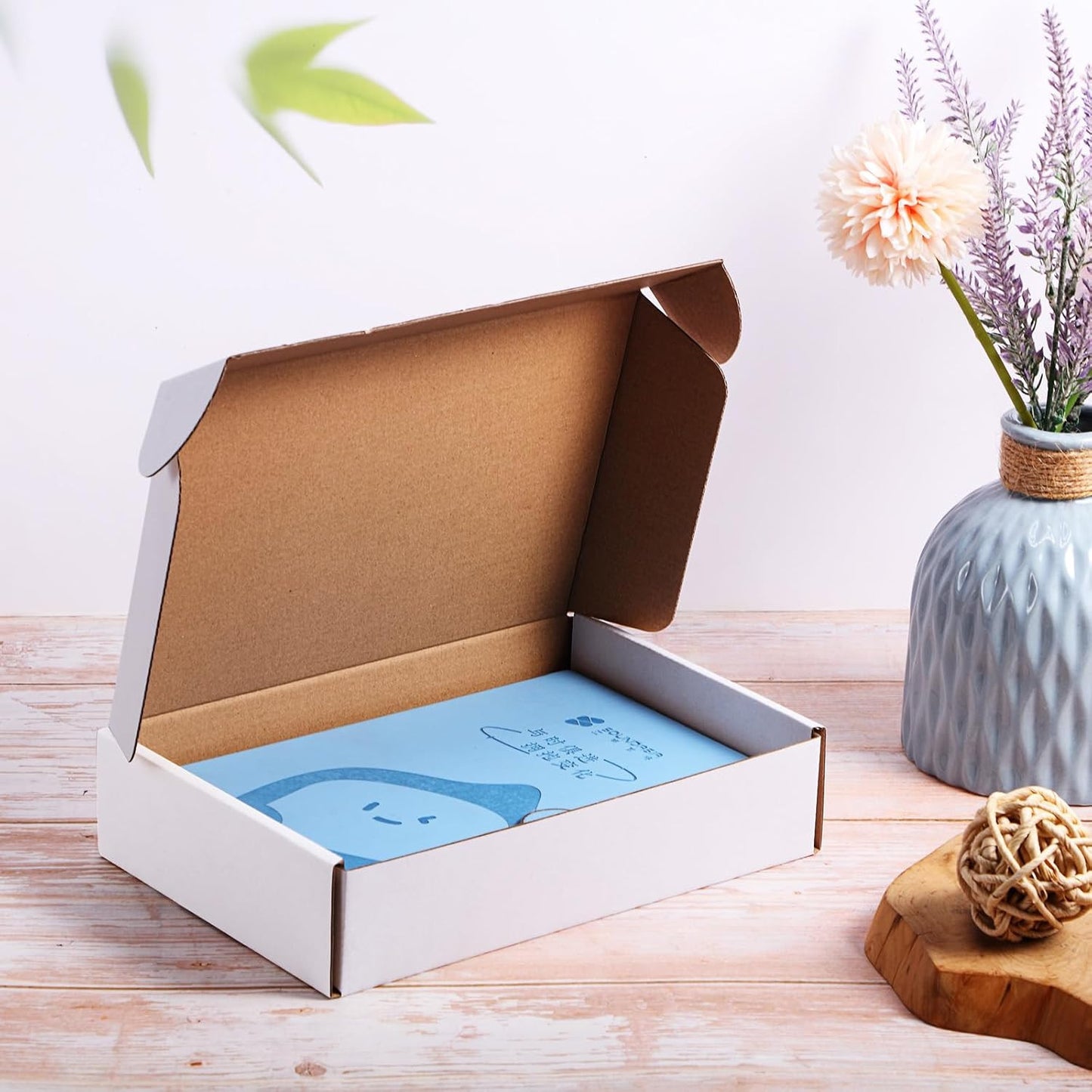 200 Pcs Shipping Boxes Corrugated Cardboard Mailer Boxes Packaging Present Gift