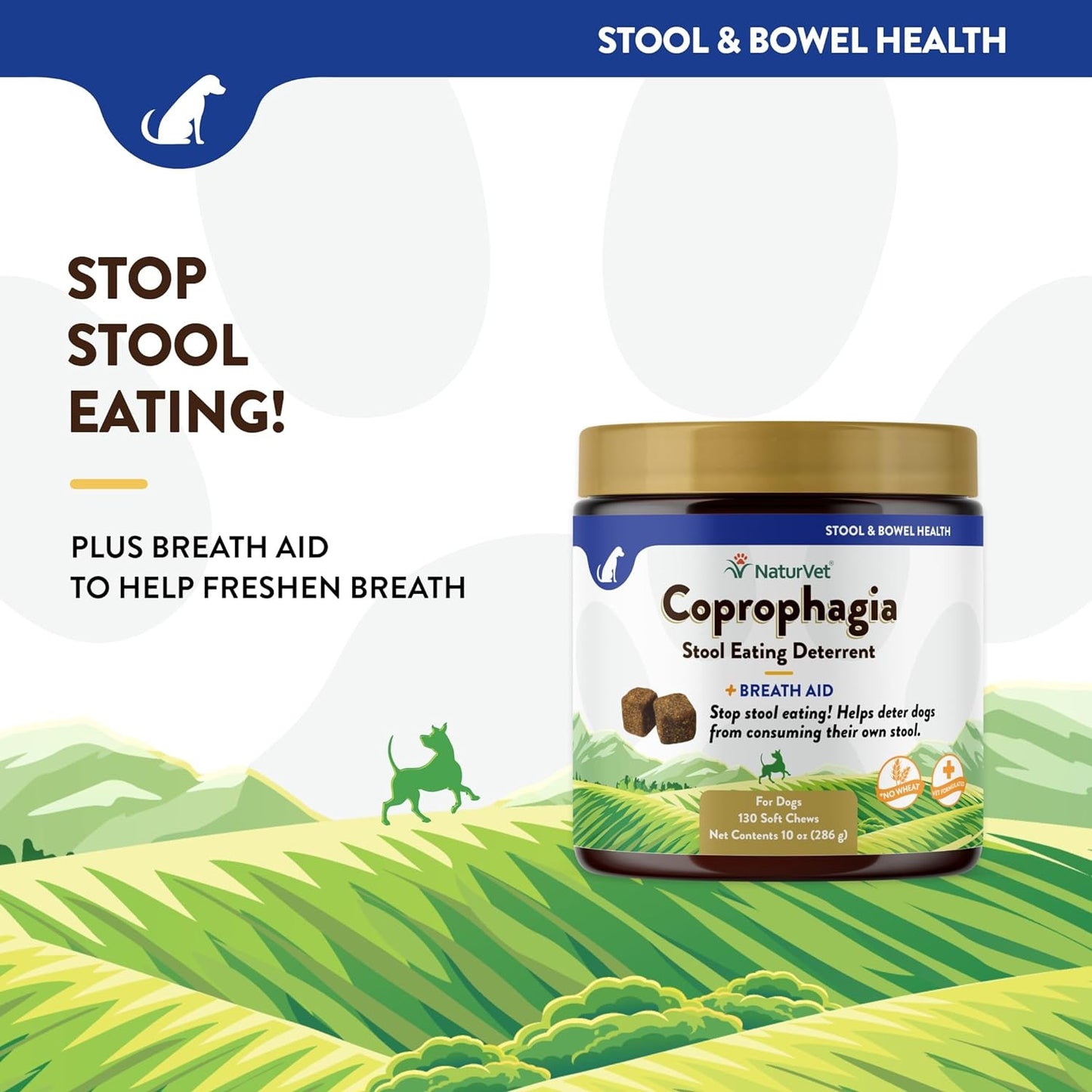 – Coprophagia Stool Eating Deterrent – Deters Dogs from Consuming Stool – No Poo