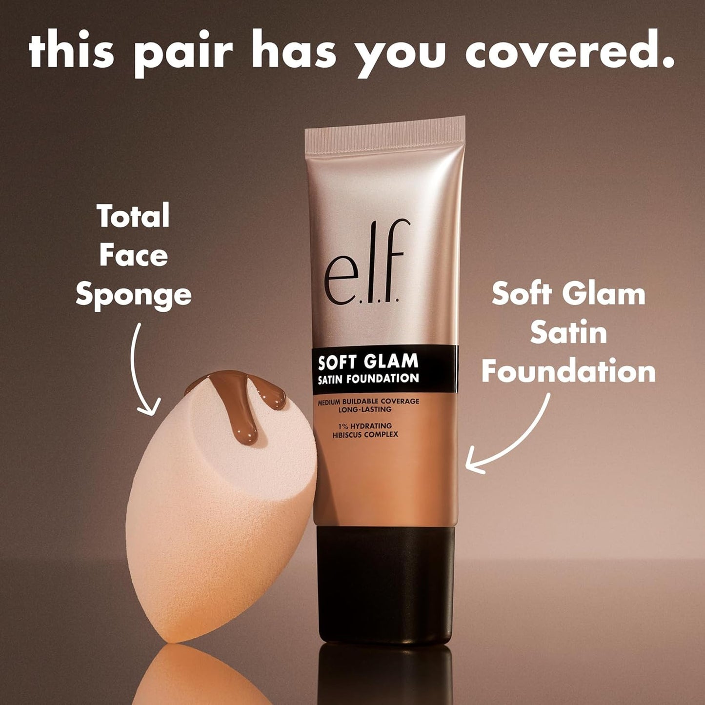 Soft Glam Foundation, Medium Coverage, Long-Lasting & Buildable Foundation for a