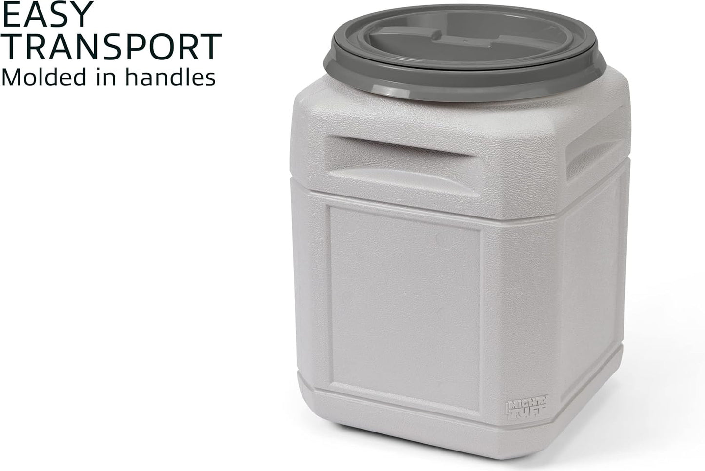 Airtight Dog Food Storage Container – 10 Gal, up to 40 Lb Capacity – Cat and Dog