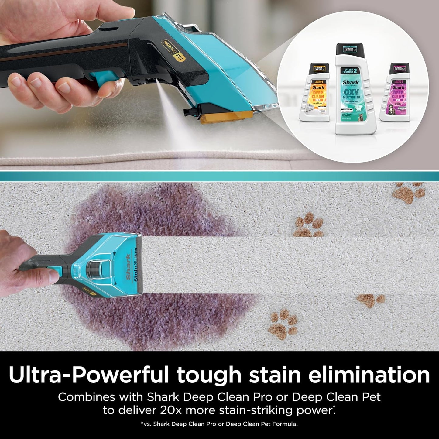 Stainstriker OXY Multiplier Formula for All Portable & Upright Carpet Cleaners,