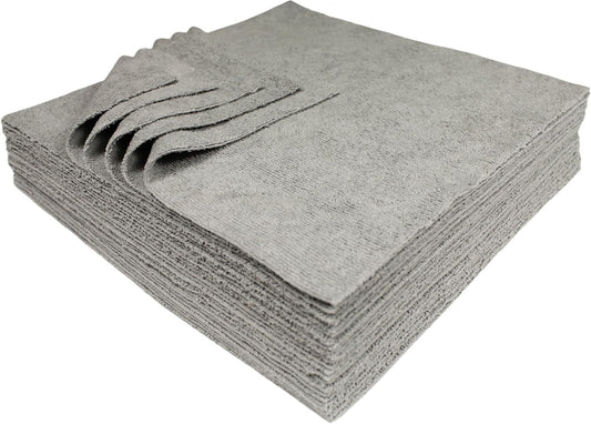 Ultra-Cut Absorbent Microfiber Towels, Silver-Embedded, Lint & Scratch-Free, for